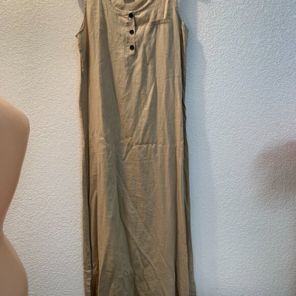 Vintage David Dart Collection linen sleeveless dress size P unworn - Picture 13 of 13